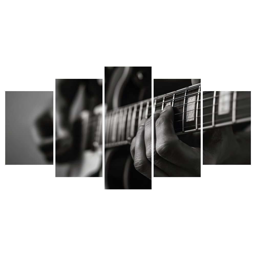 5-dielny obraz gitarová melódia