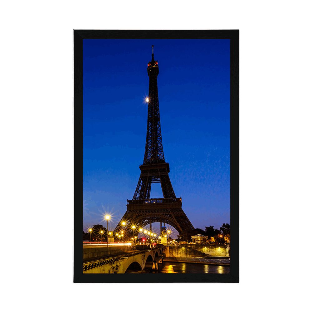 E-shop Plagát Eiffelova veža v noci