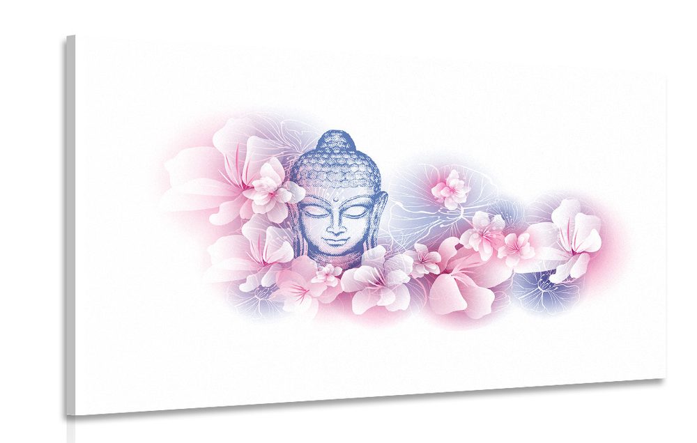 Obraz Budha s kvetmi sakury