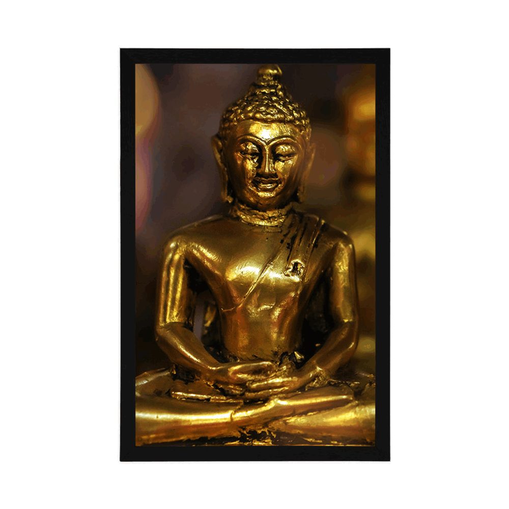 E-shop Plagát Budha s abstraktným pozadím