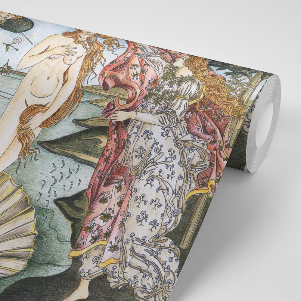 E-shop Tapeta reprodukcia Zrodenie Venuše - Sandro Botticelli