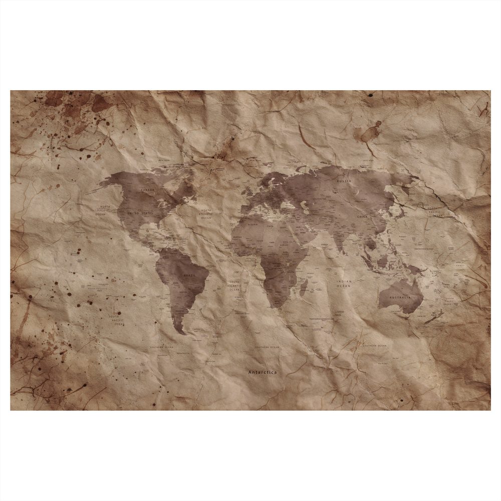 Obraz starobylá mapa sveta