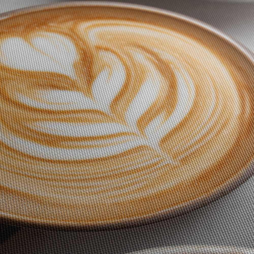 Obraz lahodné cappuccino s penou