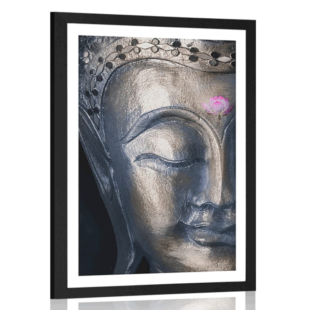 Plakát s paspartou božský Budha