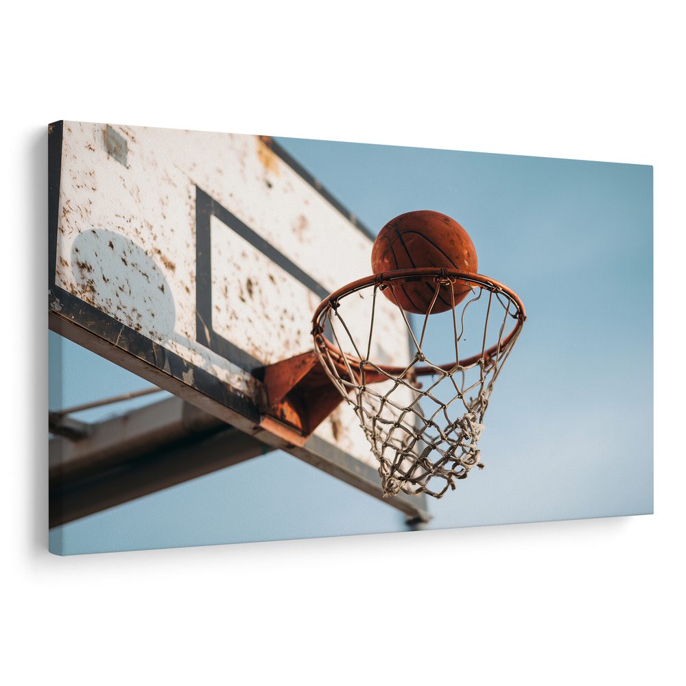 Obraz mestský basketbalový kôš