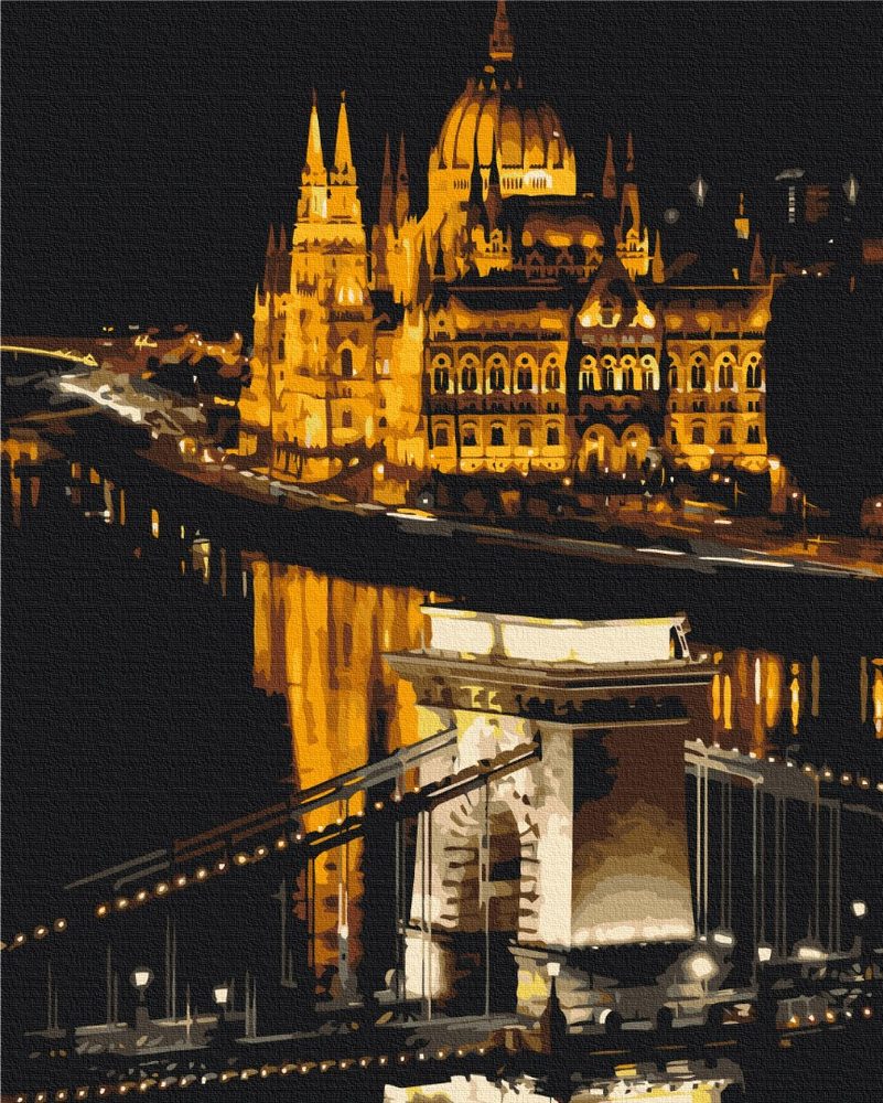 E-shop Maľovanie podľa čísiel nočná Budapešť