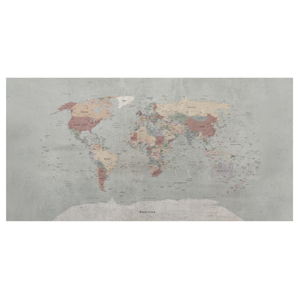 Obraz mapa sveta vo vintage prevedení