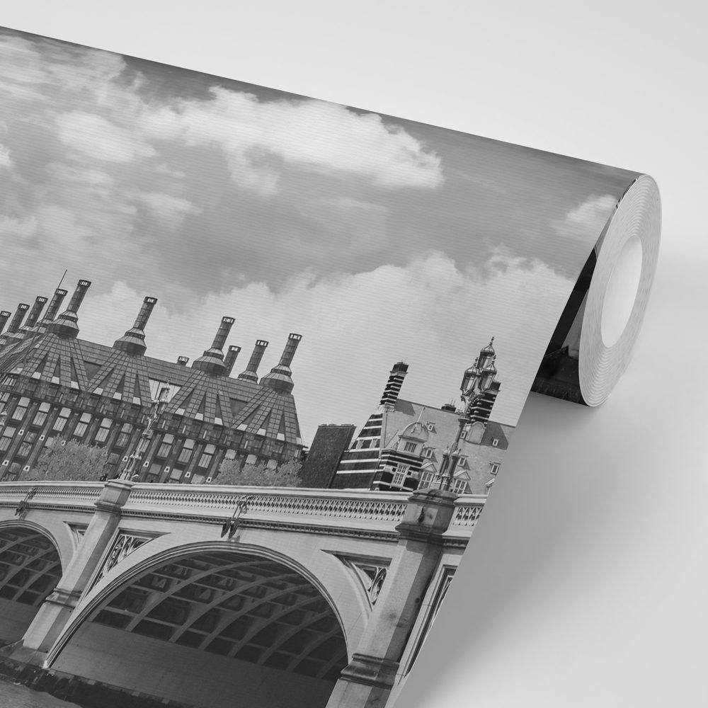 E-shop Samolepiaca fototapeta Big Ben v Londýne v čiernobielom