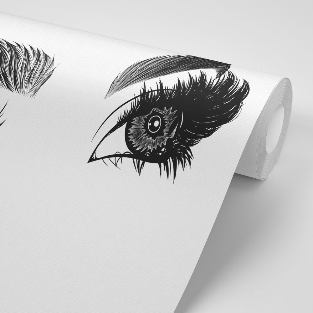 E-shop Tapeta minimalistické ženské oči