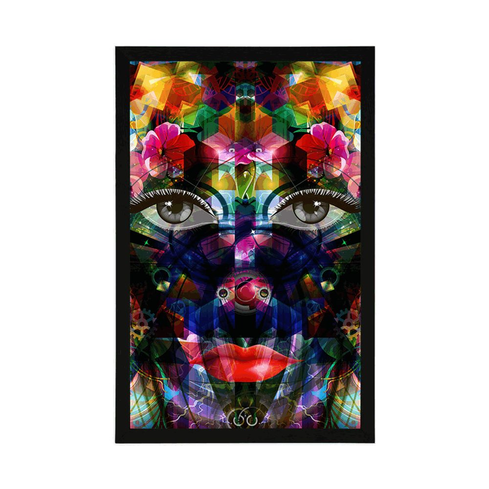 E-shop Plagát abstraktná ženská tvár