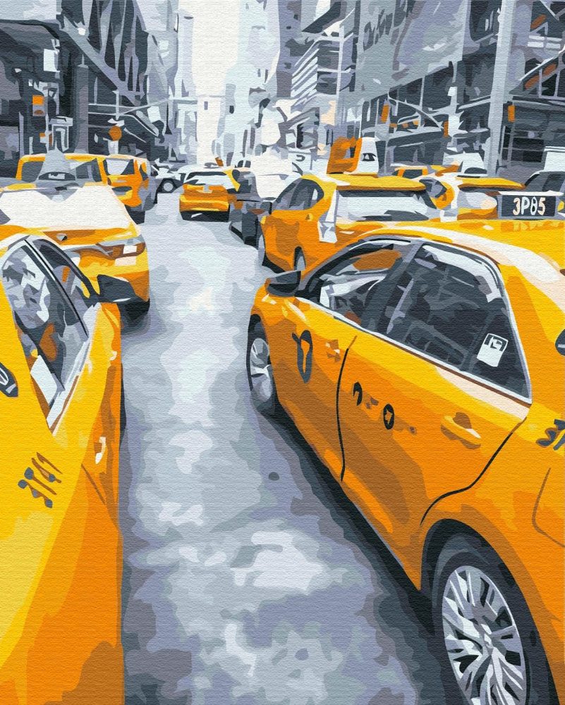 E-shop Maľovanie podľa čísiel taxíky v meste New York