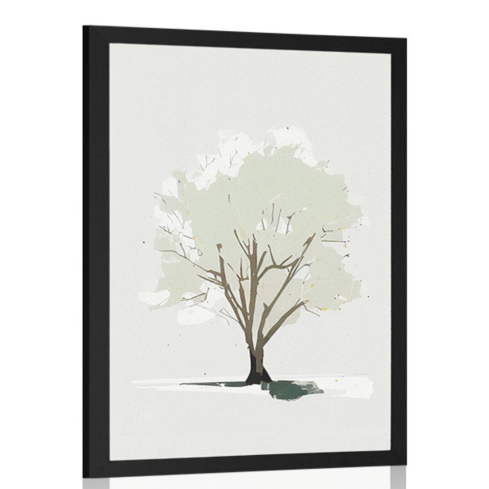 Plakát strom s nádechem minimalismu