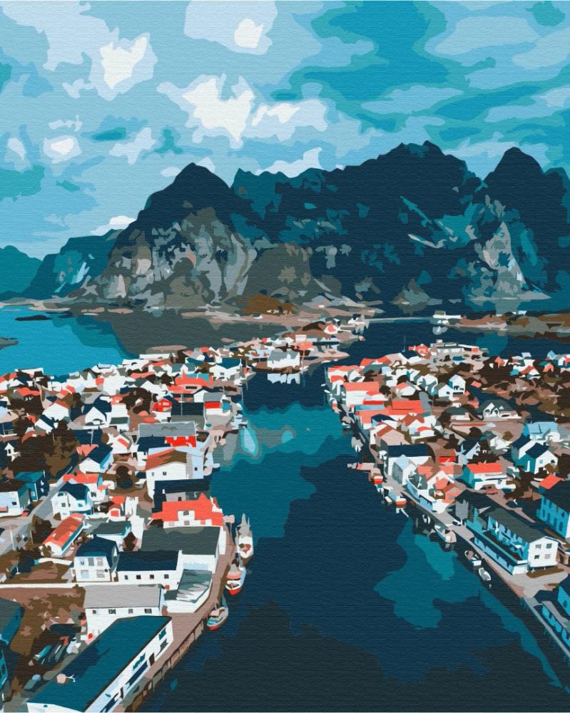 E-shop Maľovanie podľa čísiel nádherné nórske fjordy