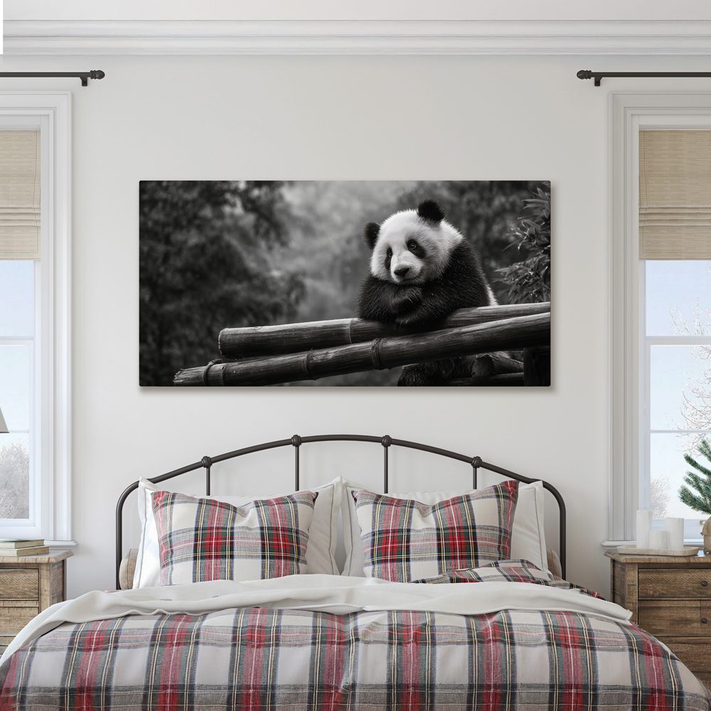 Obraz pokojná panda v prírode