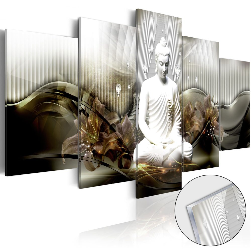Obraz premýšľajúci Budha na akrylátovom skle - Observation of the Soul