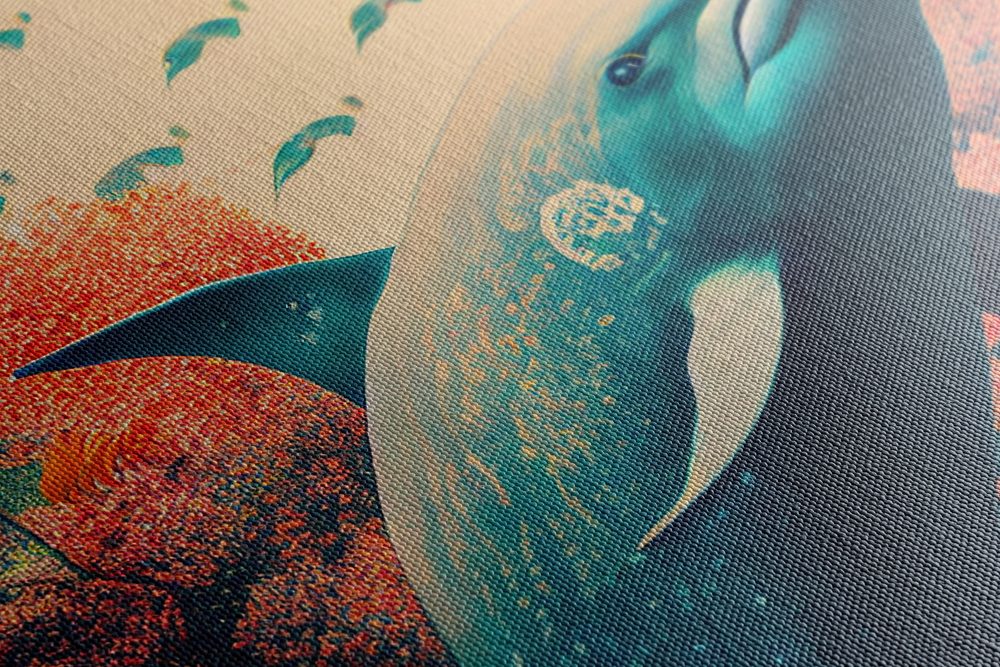 E-shop Obraz surrealistické delfíny