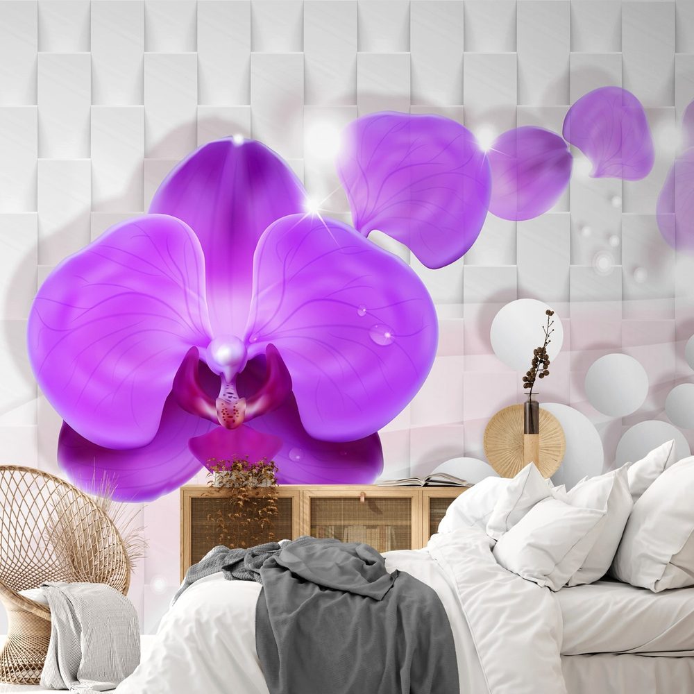 Tapeta orchidea na abstraktnom pozadí