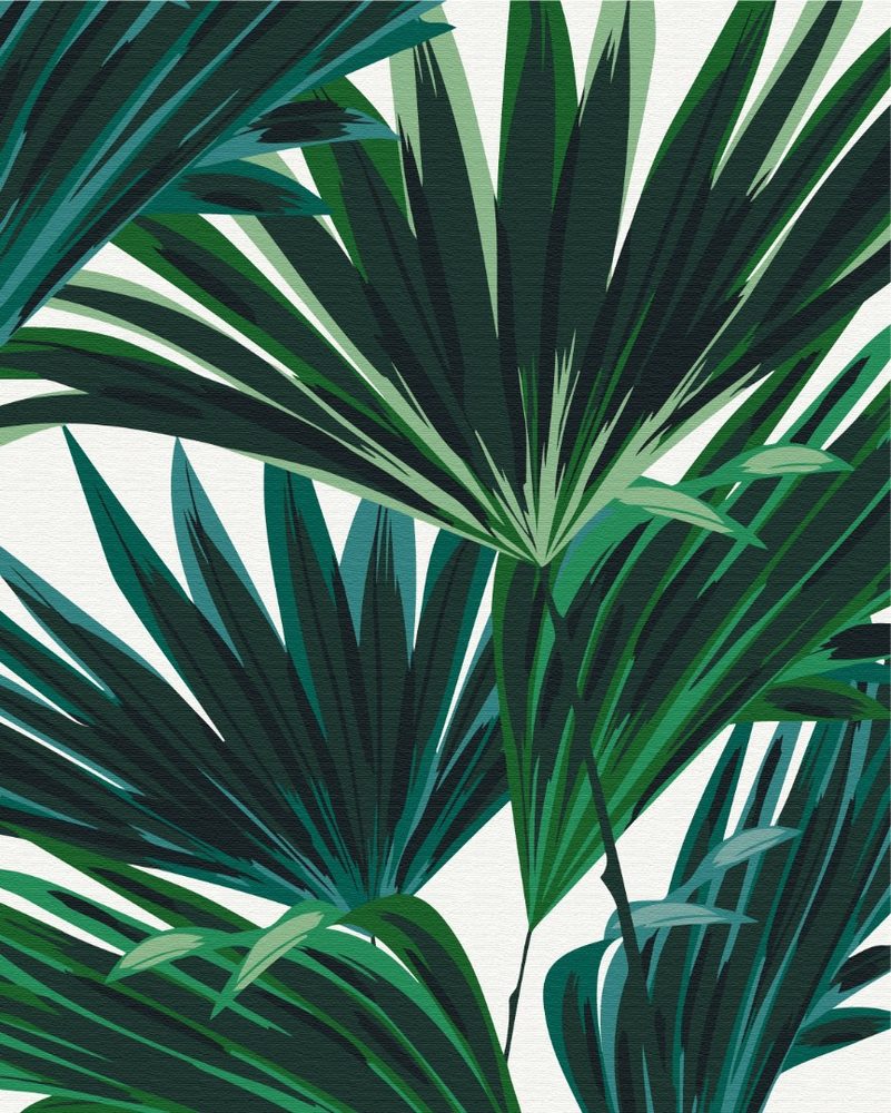 E-shop Maľovanie podľa čísiel tropické listy