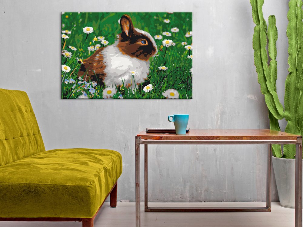 E-shop Obraz maľovanie podľa čísiel zajačik na lúke - Rabbit in the Meadow
