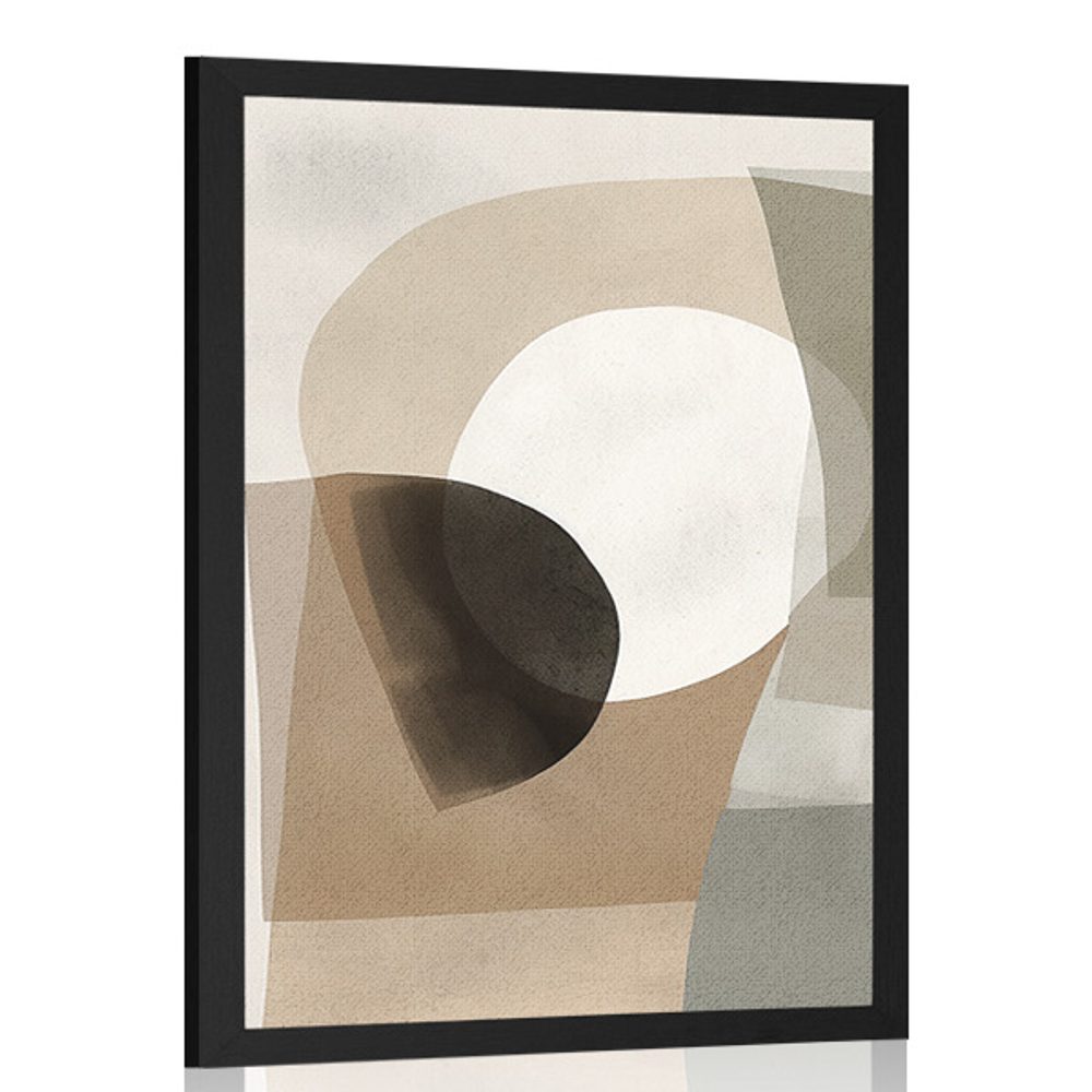 Plakát abstraktní tvary No1