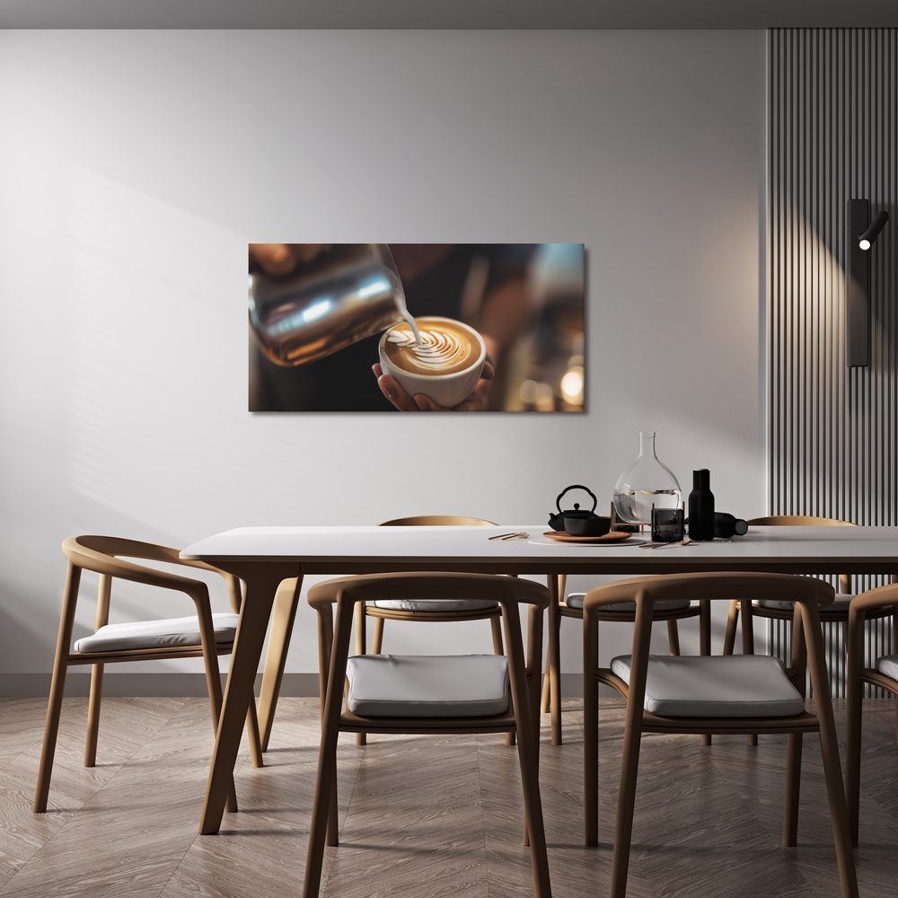Obraz majstrovstvo v latte art