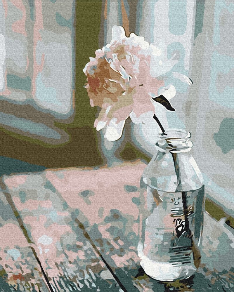 E-shop Maľovanie podľa čísiel kvet pivonky vo váze