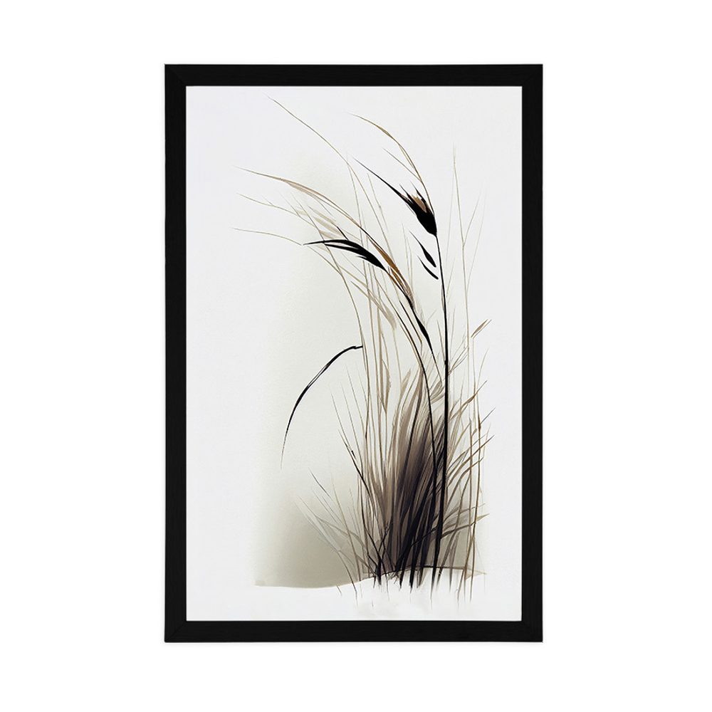 E-shop Plagát minimalistická suchá tráva