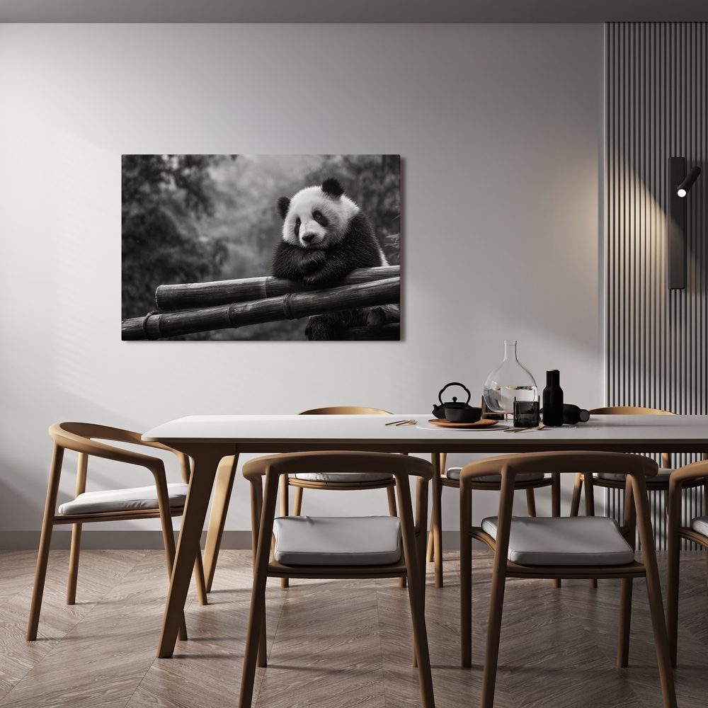 Obraz panda odpočívajúca na bambuse