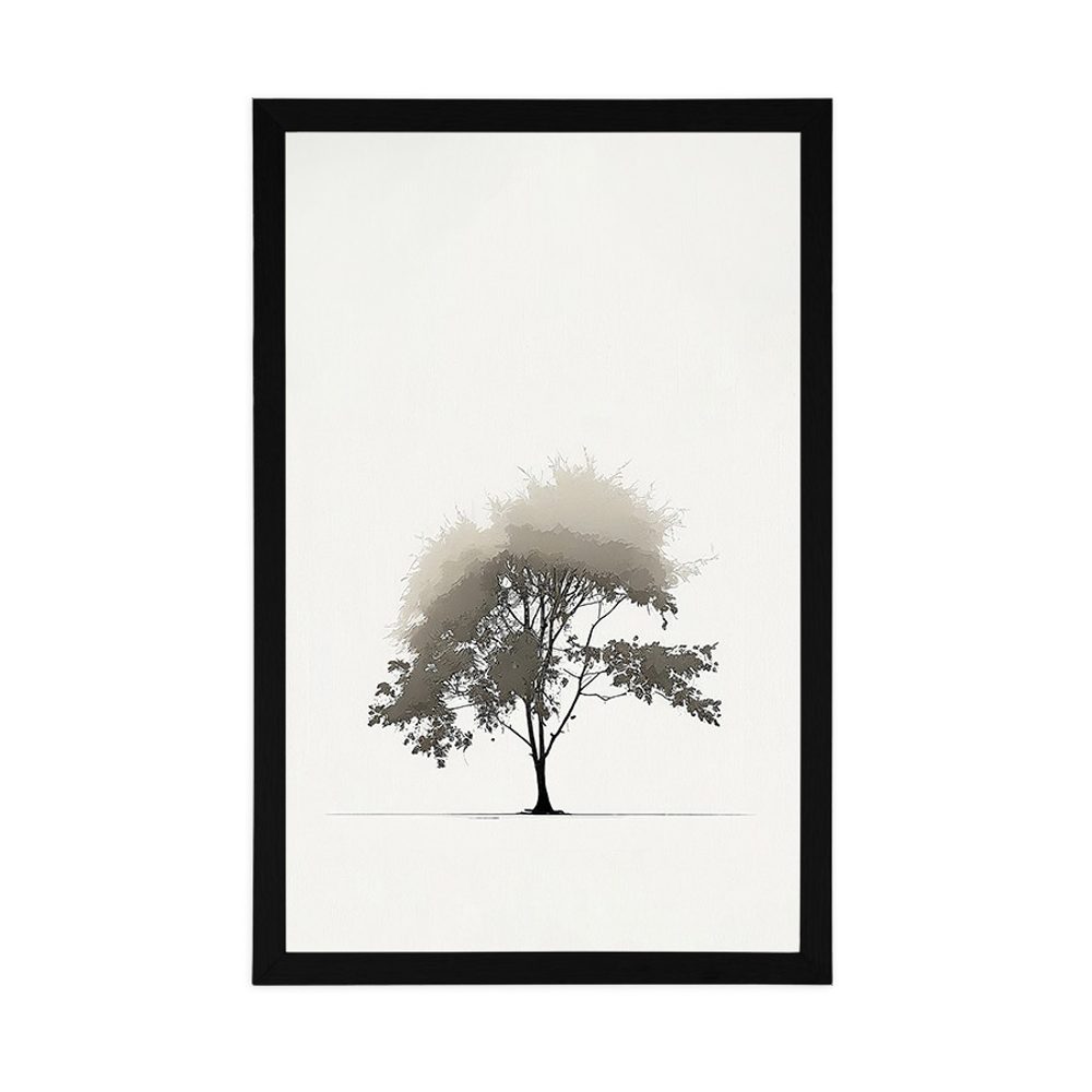 E-shop Plagát minimalistický listnatý strom