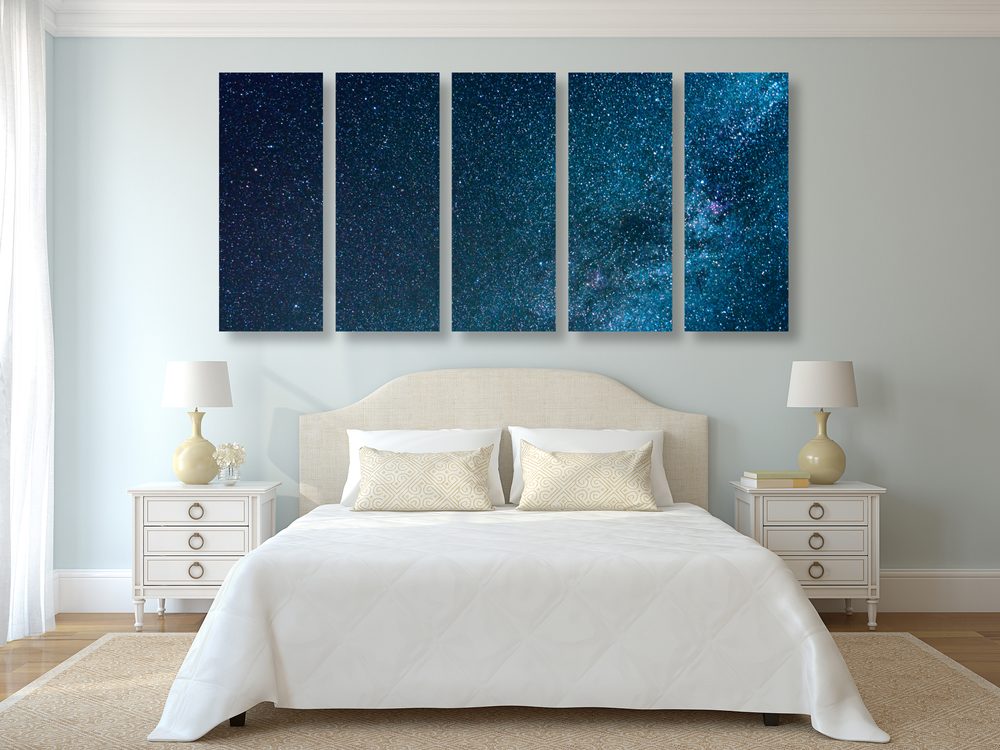 E-shop 5-dielny obraz nádherná mliečna dráha medzi hviezdami