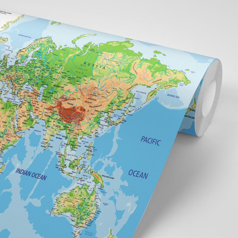 E-shop Tapeta klasická mapa sveta