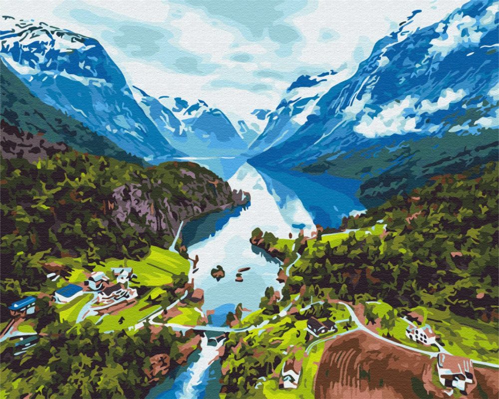 E-shop Maľovanie podľa čísiel malebné Alpy