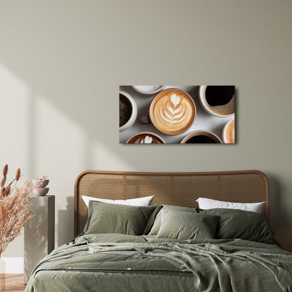 Obraz lahodné cappuccino s penou