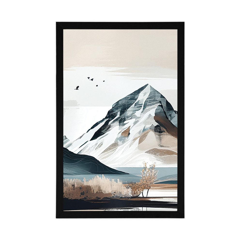 E-shop Plagát malebné hory v škandinávskom štýle