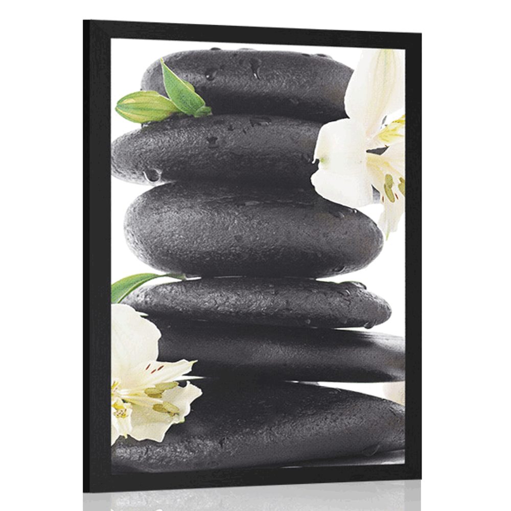 Plakát Zen kameny a mořská sůl