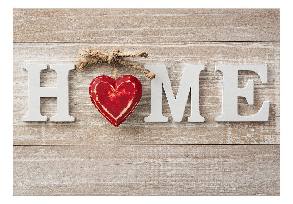 E-shop Samolepiaca tapeta s nápisom - Home Heart - 245x175