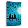 SLIKA TRI MAČKE NA VEJI - HALLOWEEN IN GROZLJIVE SLIKE - SLIKE