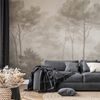 FOTOBEHANG BOSLANDSCHAP IN ZACHTE MIST - FOTOBEHANG BOS - FOTOBEHANG