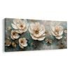 TABLEAU SUR TOILE – HARMONIE FLORALE LUXUEUSE - TABLEAUX DE FLEURS - TABLEAUX