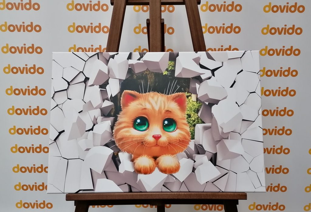 Obraz roztomilá kočička | Dovido.cz