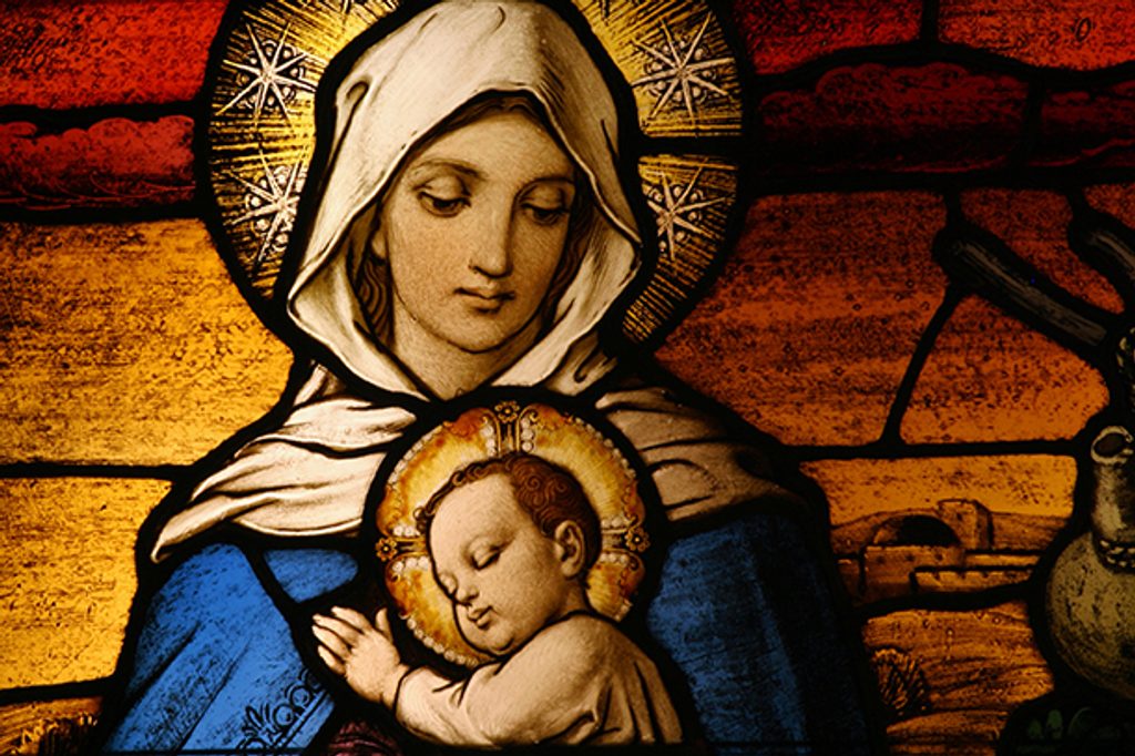 Tapéta Szűz Mária a kis Jézussal | Dovido.hu