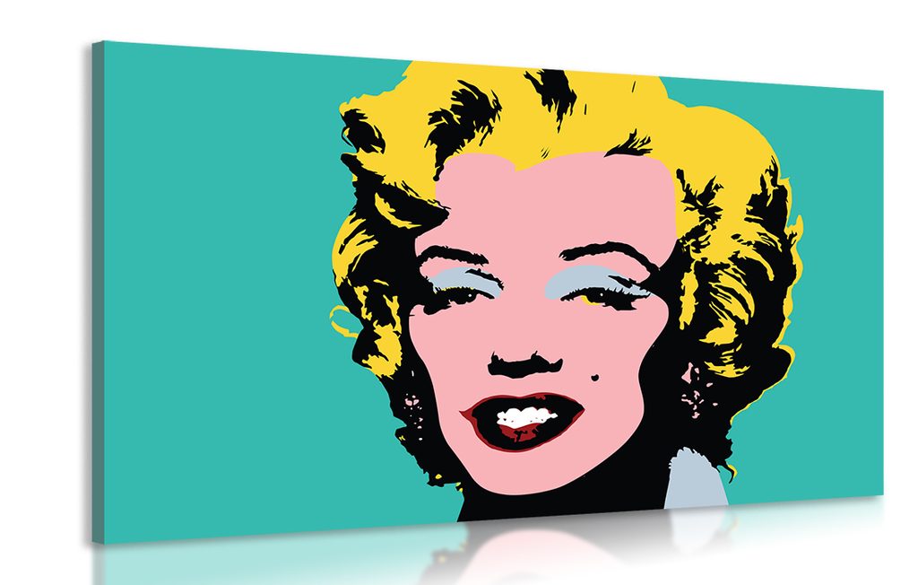 Obraz ikonická Marilyn Monroe v pop art designu | Dovido.cz