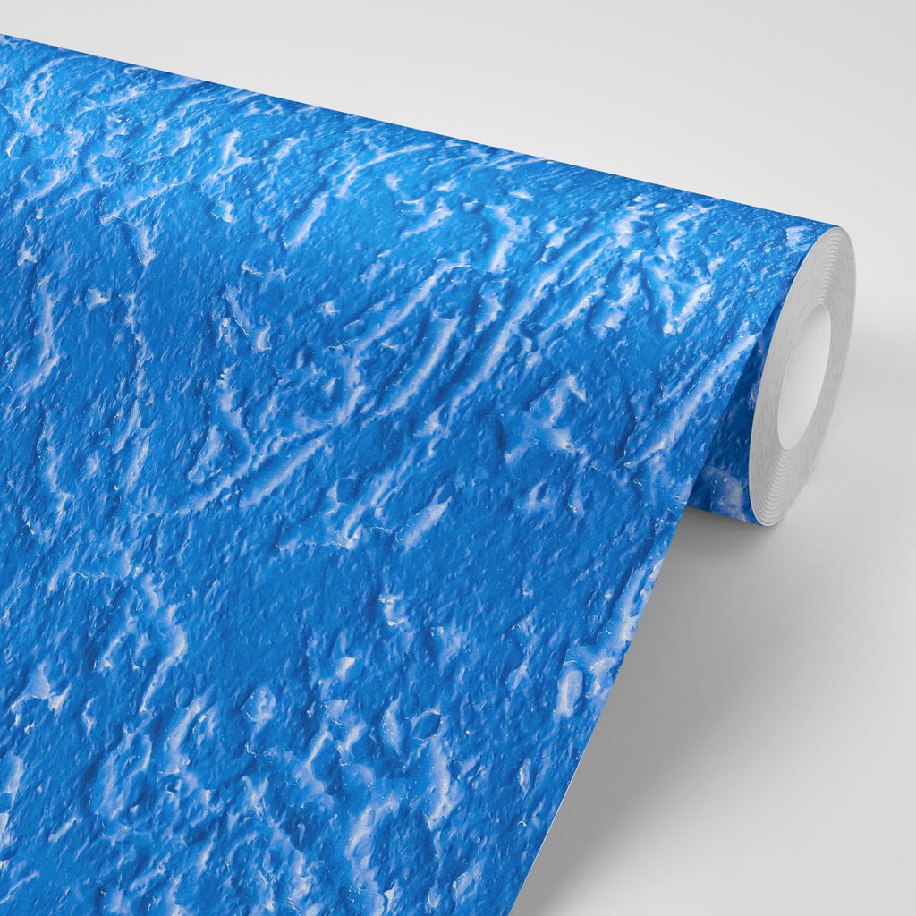 Carta da parati adesiva con struttura blu