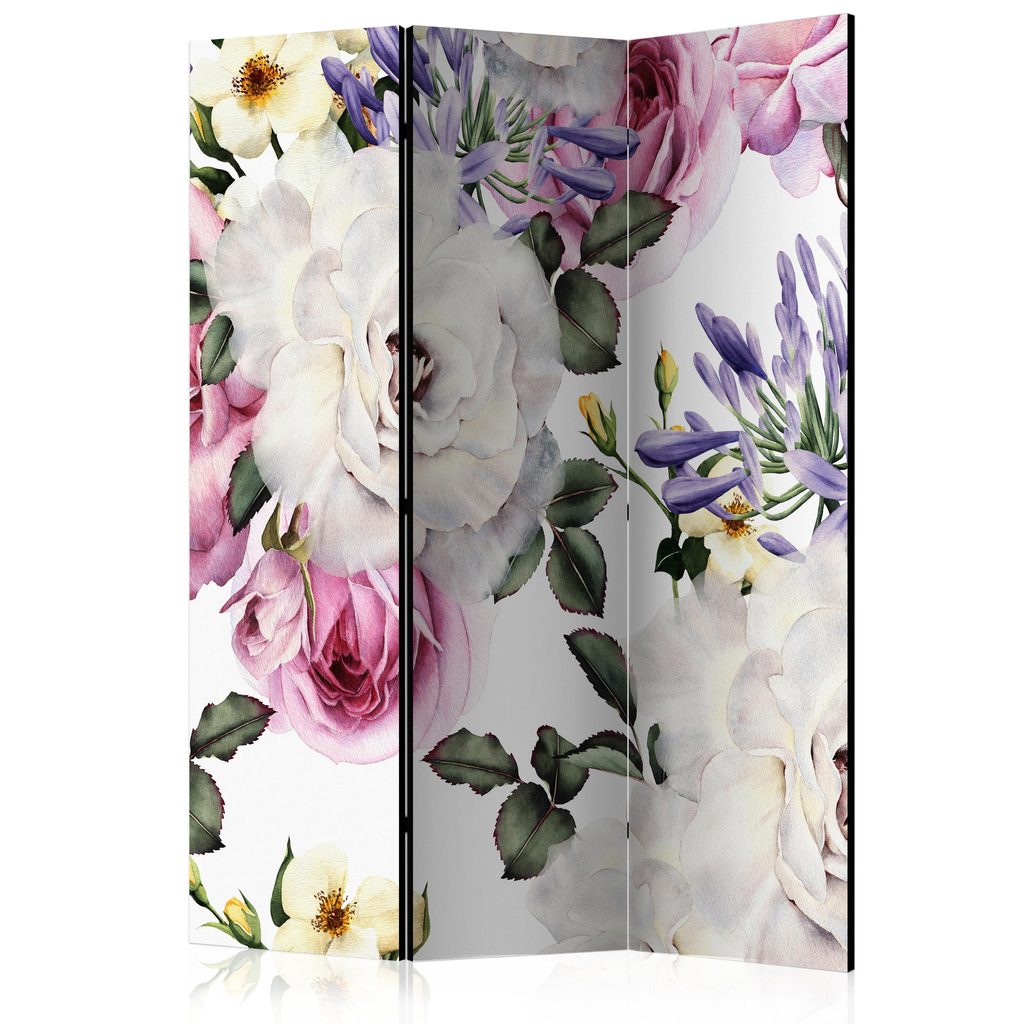 3dielny kvetinový paraván Floral Glade [Room Dividers] Dovido.sk