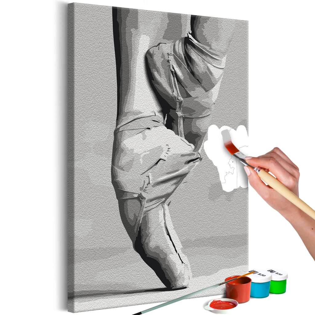 Πίνακας ζωγραφικής με αριθμούς Παπούτσια μπαλέτου | Dovido.gr