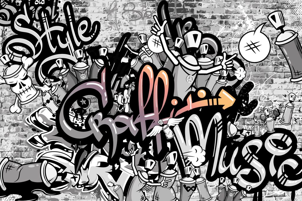 Tapéta modern graffitti művészet | Dovido.hu