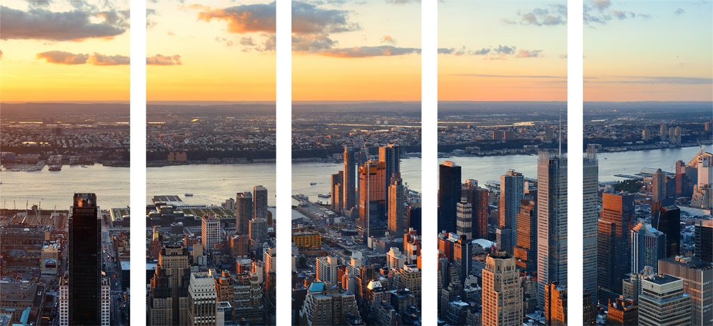 Quadro New York stampa su tela skyline Empire State Building