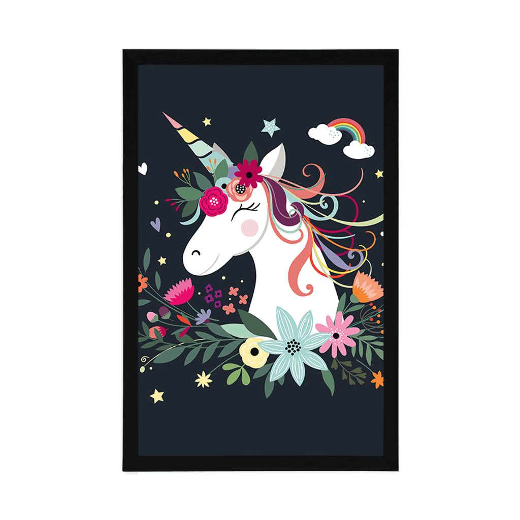 Poster Niedliches Einhorn