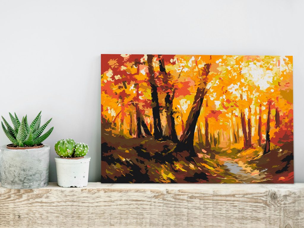 Kép festése számok szerint őszi erdő | Dovido.hu