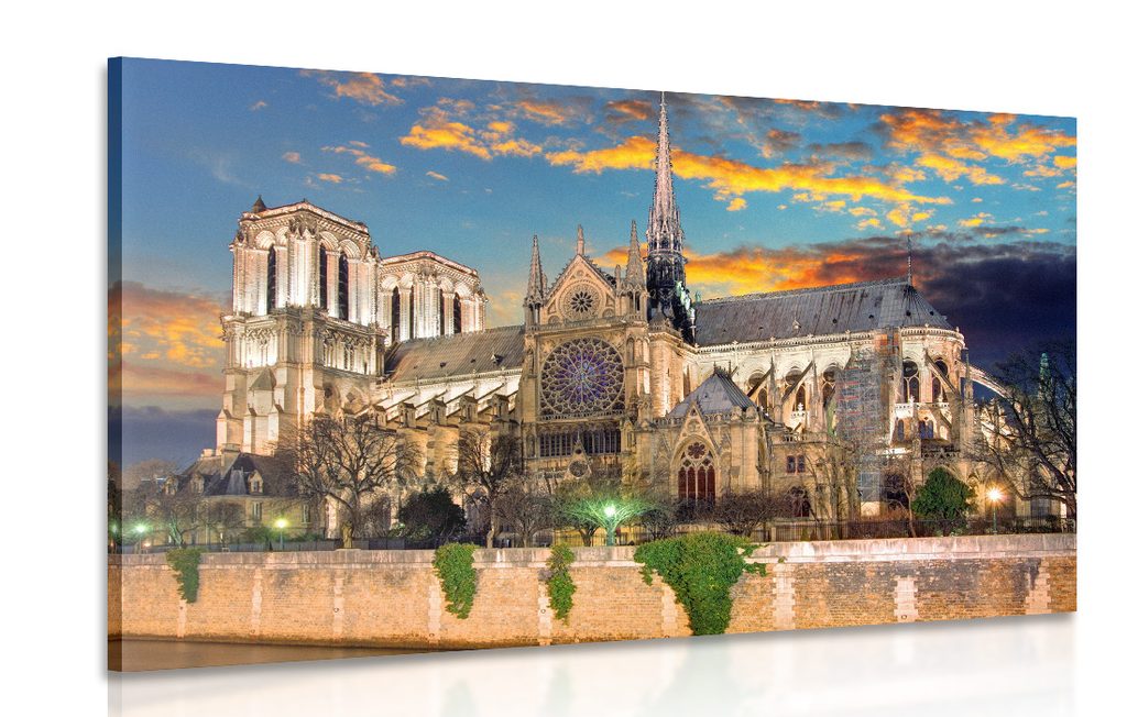Wandbild Dame Notre Kathedrale